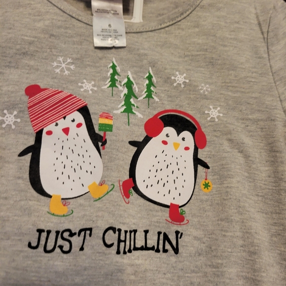 Girls three piece set, Little Lass, size 6, red and gray, new without tags - Picture 6 of 8